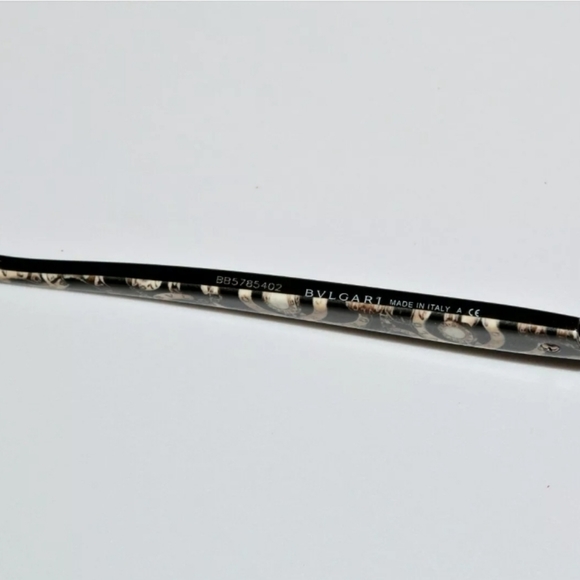 Bvlgari 4051-B eyeglass frames - transparent front, jeweled sides - Picture 2 of 6